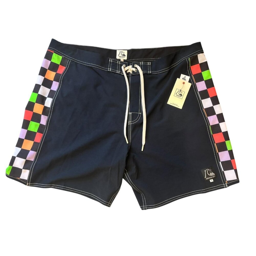 Quiksilver Men Original Arch 18" Shorts Black/Multicolor Size 40